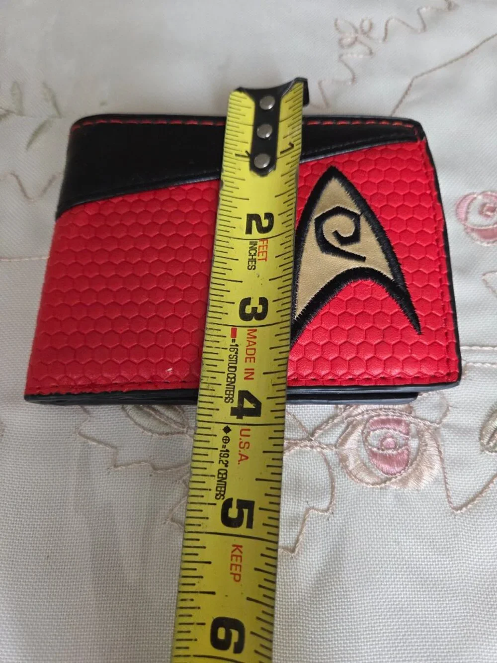 Star Trek Red Engineering Logo Bi-Fold Wallet